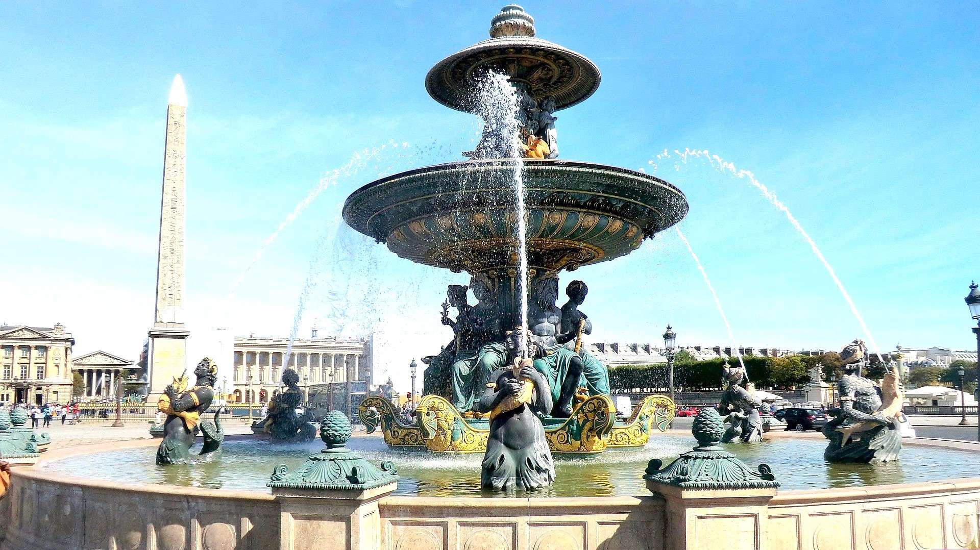Fontaine des mers Place de la Concorde